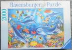 ravensburger puzzel 2000 stukjes bij de dolfijnen, Hobby en Vrije tijd, Nieuw, Ophalen of Verzenden