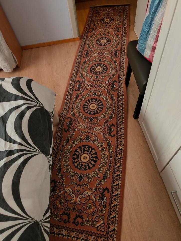 Nieuwe Perzische stijl loper – lichtroze – 3 à 4 meter, Huis en Inrichting, Stoffering | Tapijten en Vloerkleden, Nieuw, Ophalen