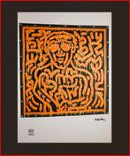 Keith Haring - A/P lithografie "Portret van John F.Kennedy", Antiek en Kunst, Ophalen of Verzenden
