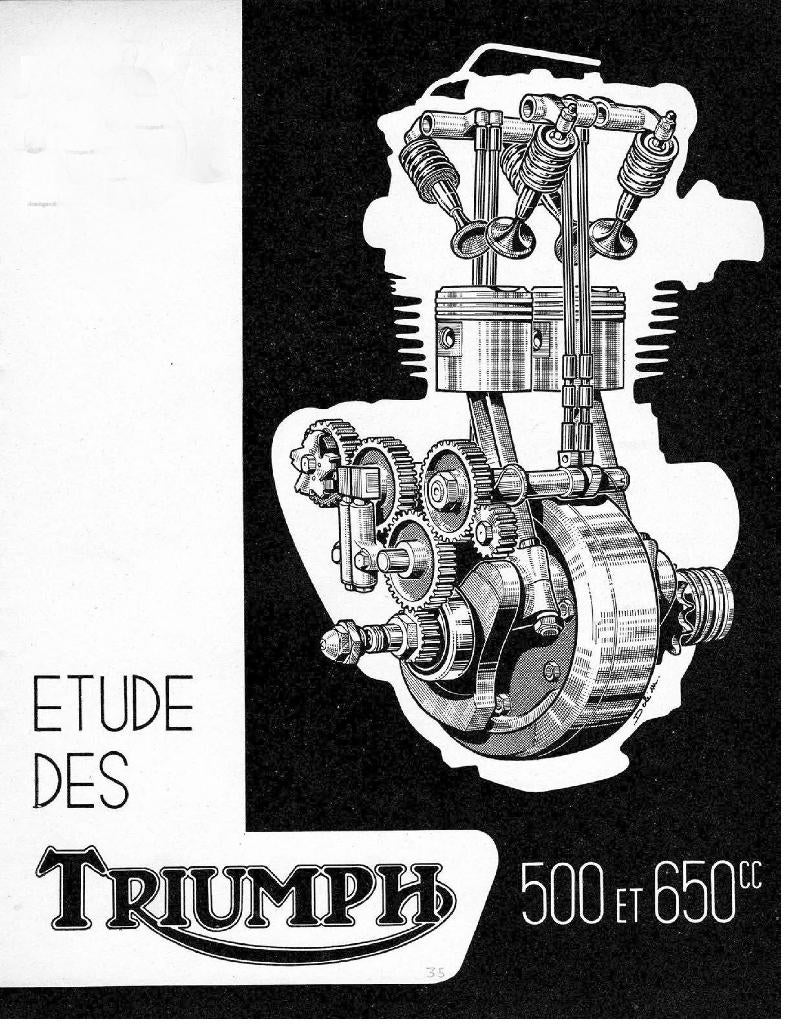 RTM voor Moto TRIUMPH (1946-1970) in het Frans., Motoren, Ophalen of Verzenden, Triumph