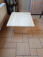 Table basse travertin, Moins de 50 cm, 50 à 100 cm, Comme neuf, Enlèvement
