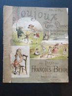antieke bladmuziek +- 1900  pour piano, Enlèvement ou Envoi, Utilisé, Autres sujets/thèmes