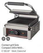 ✅✅Als nieuw grill caterchef contact grill 1800 watt, Electroménager, Grils de contact, Enlèvement, Comme neuf