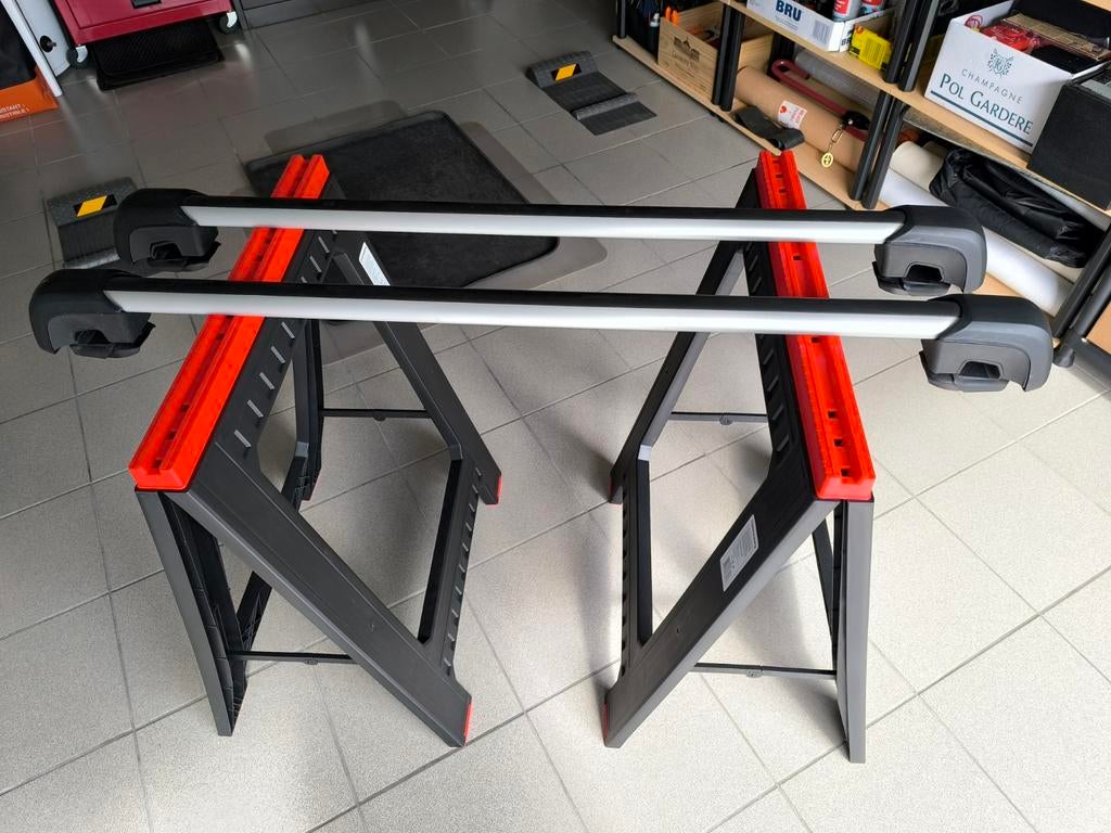 FIAT PANDA III CROSS - Originele aluminium dakdragers FIAT, Auto-onderdelen, Sidebars, Ophalen, Gebruikt