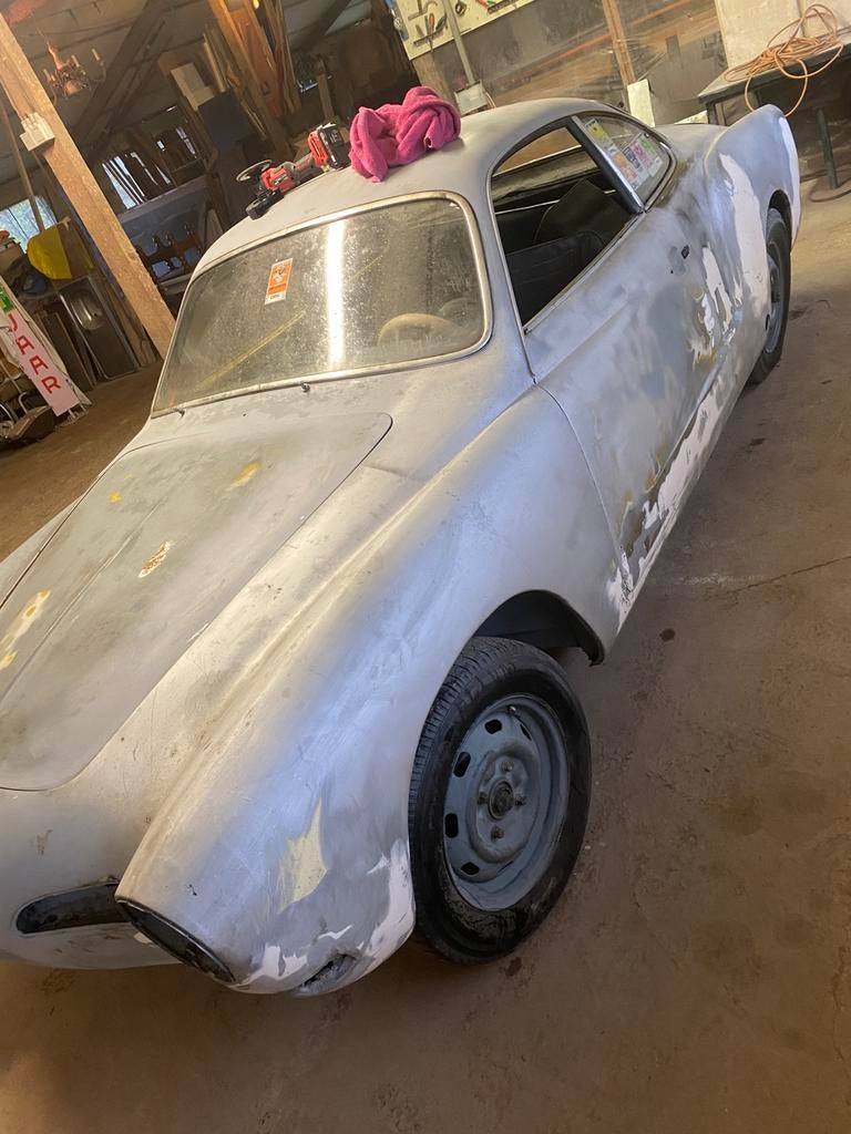 Karman Ghia project met 1881 motor, Autos, Oldtimers & Ancêtres, Particulier, Volkswagen, Essence, Coupé, 2 portes, Boîte manuelle