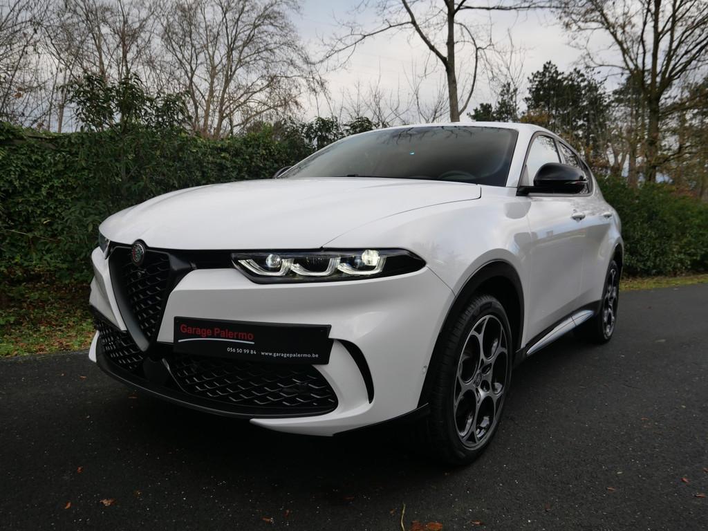 Alfa Romeo Tonale Plug-In-Hybrid Q4 garantie tot 48ste maand, Auto's, Gebruikt, Wit, 5 zetels, Hybride Elektrisch/Benzine