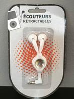 Écouteurs filaires rétractables, Enlèvement ou Envoi, Neuf, Intra-auriculaires (In-Ear)