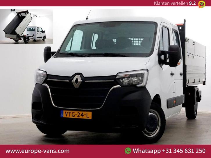 Renault Master T35 2.3 dCi 145pk L3 D.C. Kipper met hoge boo, Autos, Camionnettes & Utilitaires, Entreprise, ABS, Air conditionné