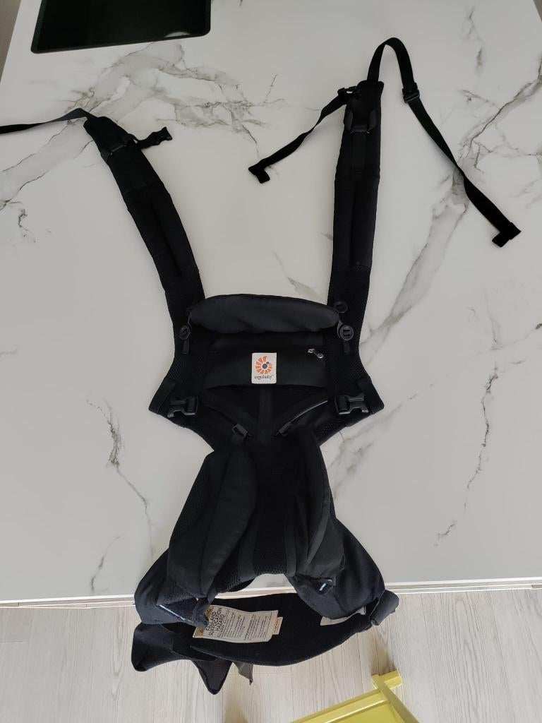 Ergobaby Omni 360 Draagzak Baby - Pure Black, Enfants & Bébés, Porte-bébés & Écharpe porte bébé, Comme neuf, Porte-bébé, Autres marques