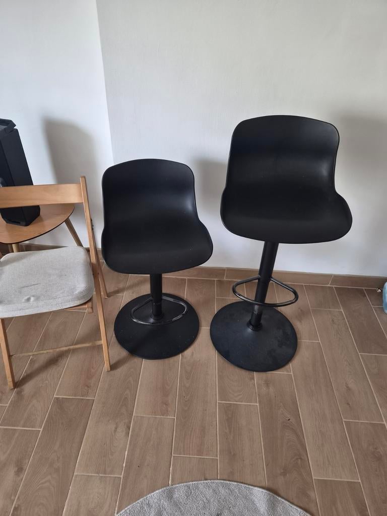 Chaise haute bar, 90 cm ou plus, Enlèvement ou Envoi, Métal, 2 tabourets