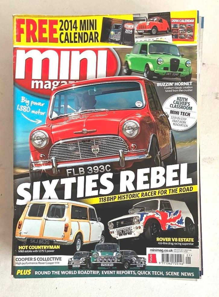 Mini Magazine tijdschriften 2014., Livres, Autos | Brochures & Magazines, Utilisé, Enlèvement