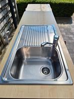 Keukenmeubel met werkblad, afwasbak en kraan, Ophalen