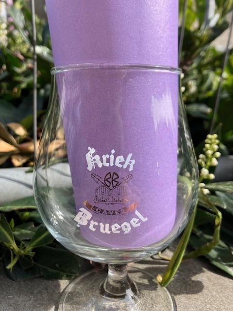 GLAS GUEUZE CAVES BREUGEL KELK  25 CL., Verzamelen, Biermerken, Zo goed als nieuw, Glas of Glazen, Ophalen of Verzenden