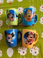 Set van 4 Disney mokken ( Pluto Mickey Minnie Goofy ), Ophalen of Verzenden, Goofy of Pluto, Zo goed als nieuw, Servies
