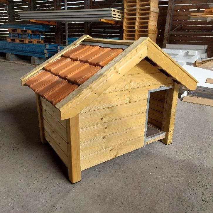 Hondenhok voor middelgrote hond (nieuwstaat), Dieren en Toebehoren, Hondenhokken, Zo goed als nieuw, Hondenhok, 65 tot 100 cm