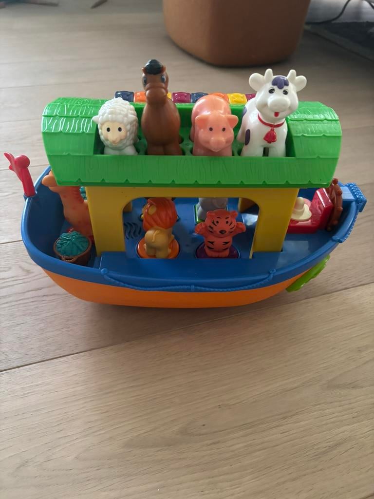 Arc van Noë speelboot met muziek, Ophalen, Zo goed als nieuw