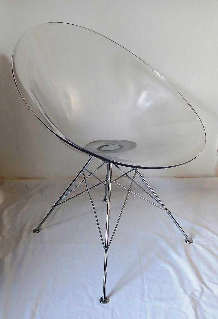 Kartell ERO|S Starck Transparante Design Stoel, Antiquités & Art, Art | Objets design, Enlèvement