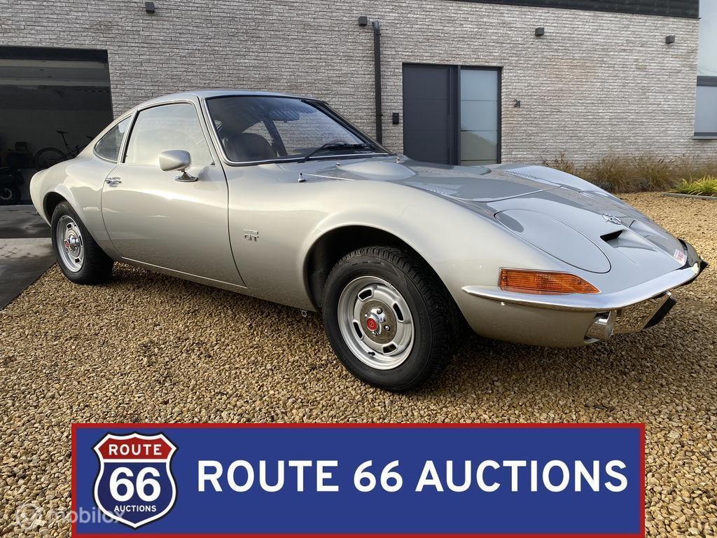 Opel GT 1900 | 1970 | Route 66 Auctions, Auto's, Zwart, Bedrijf, Overige carrosserie, Opel