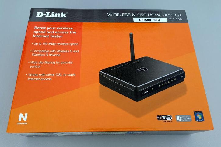 D-Link N150 Home Router DIR-600 *** NEW OLD STOCK *** 📡, Informatique & Logiciels, Routeurs & Modems, Neuf, Routeur, Enlèvement ou Envoi