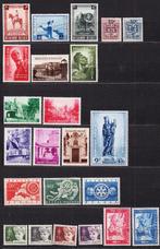 België 1954 volledig jaar, Verzenden, Postfris, Spoor van plakker