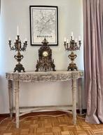 Side board (haflmoon) antique, Huis en Inrichting, Tafels | Sidetables, Ophalen of Verzenden, Zo goed als nieuw