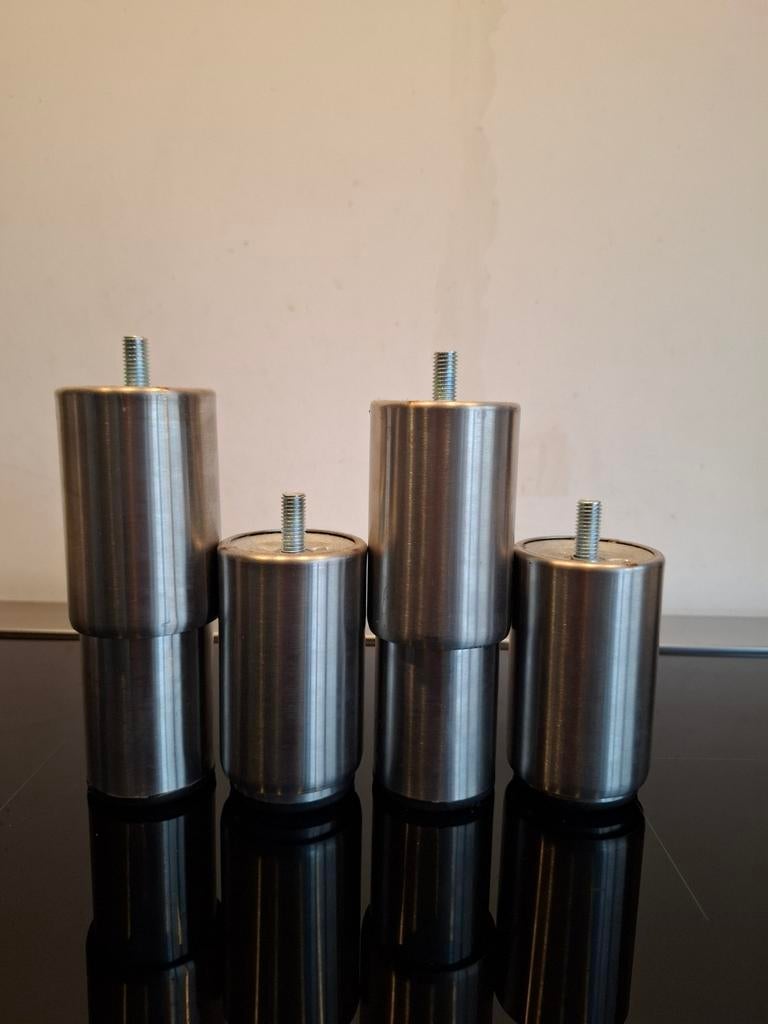 4 originele boretti stelpoten, Maison & Meubles, Enlèvement