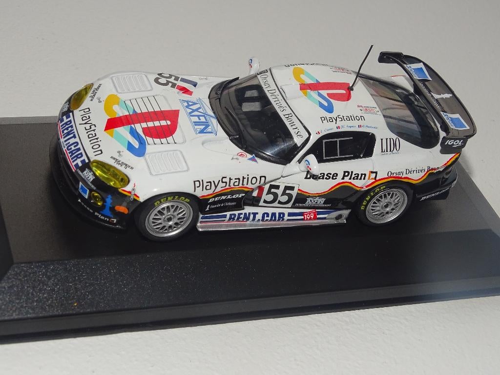 Dodge Viper GTS-R Le Mans 1999 - 1/43 Minichamps, Ophalen of Verzenden, Zo goed als nieuw, Auto, MiniChamps