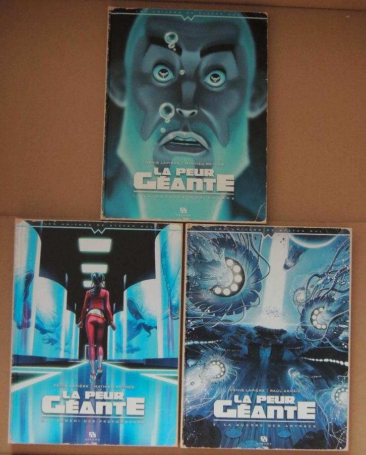 La peur géante Série complète EO 3 tomes, Livres, BD, Comme neuf, Série complète ou Série, Enlèvement ou Envoi