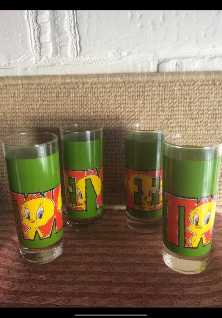 Verres Titi, Collections, Personnages de BD, Enlèvement, Looney Tunes, Comme neuf, Ustensile