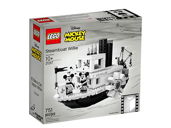 Lego 21317 Ideas Stoomboot Willie Mickey Mouse NIEUW, Neuf, Lego, Ensemble complet, Ideas