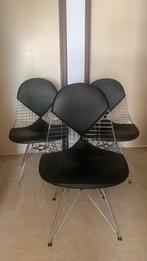 Charles & Ray Eames, lot de 3 chaises Bikini DKR Wire, Vitra, Maison & Meubles, Chaises, Trois, Design, Enlèvement, Utilisé