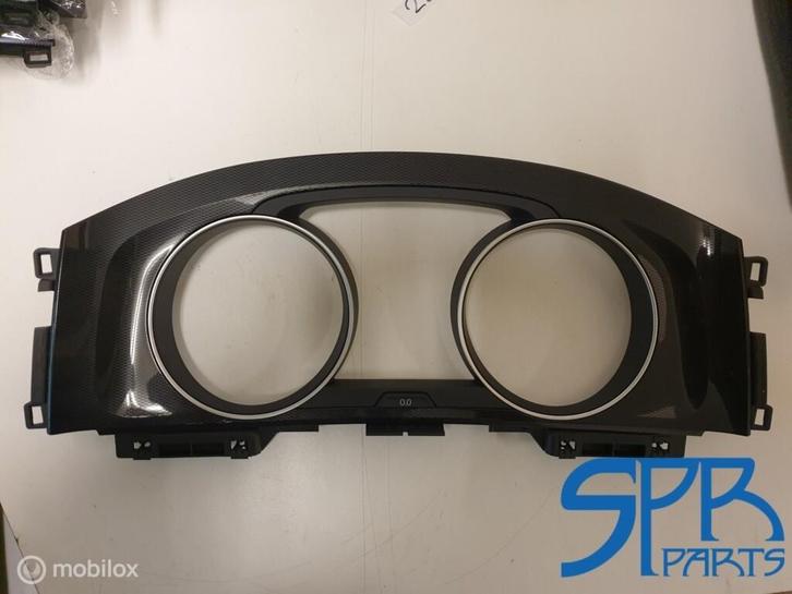 GOLF 7 RAND INLEG LIJST CARBON GTI Kilometerteller 5G0857059, Auto-onderdelen, Dashboard en Schakelaars, Volkswagen, Gebruikt