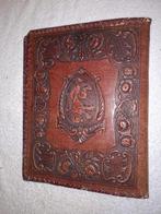 oude lederen kaft, jaren 1960, Antiek en Kunst, Ophalen of Verzenden