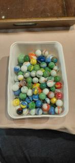 Grand lot de marbres colorés - différentes tailles - vintage, Enlèvement ou Envoi