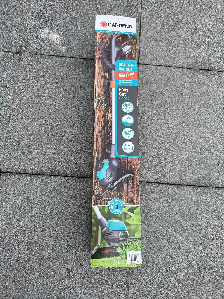 Gardena Accu Trimmer EasyCut Li-18/23, Ophalen of Verzenden, Accu