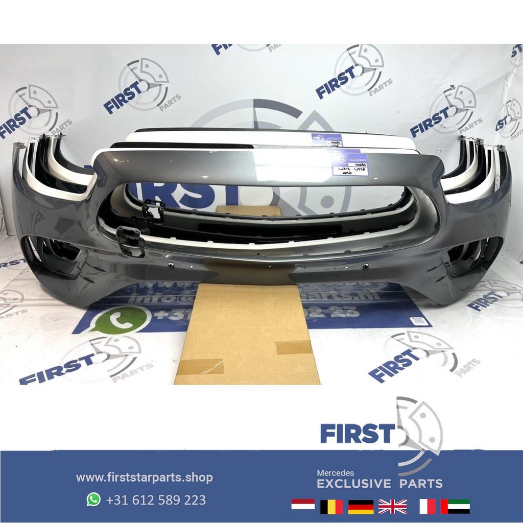 W213 FACELIFT AMG Voorbumper E Klasse 2020-2023 BUMPER WIT Z, Gebruikt, -, Voor, Ophalen of Verzenden