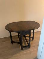 Vintage antieke eikenhouten sidetable (hangoortafel). Tafel, Antiek en Kunst, Ophalen