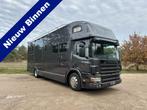Scania 18T ROELOFSEN 6-paards paardenvrachtwagen LIVING, Cuir, Argent ou Gris, Achat, Scania