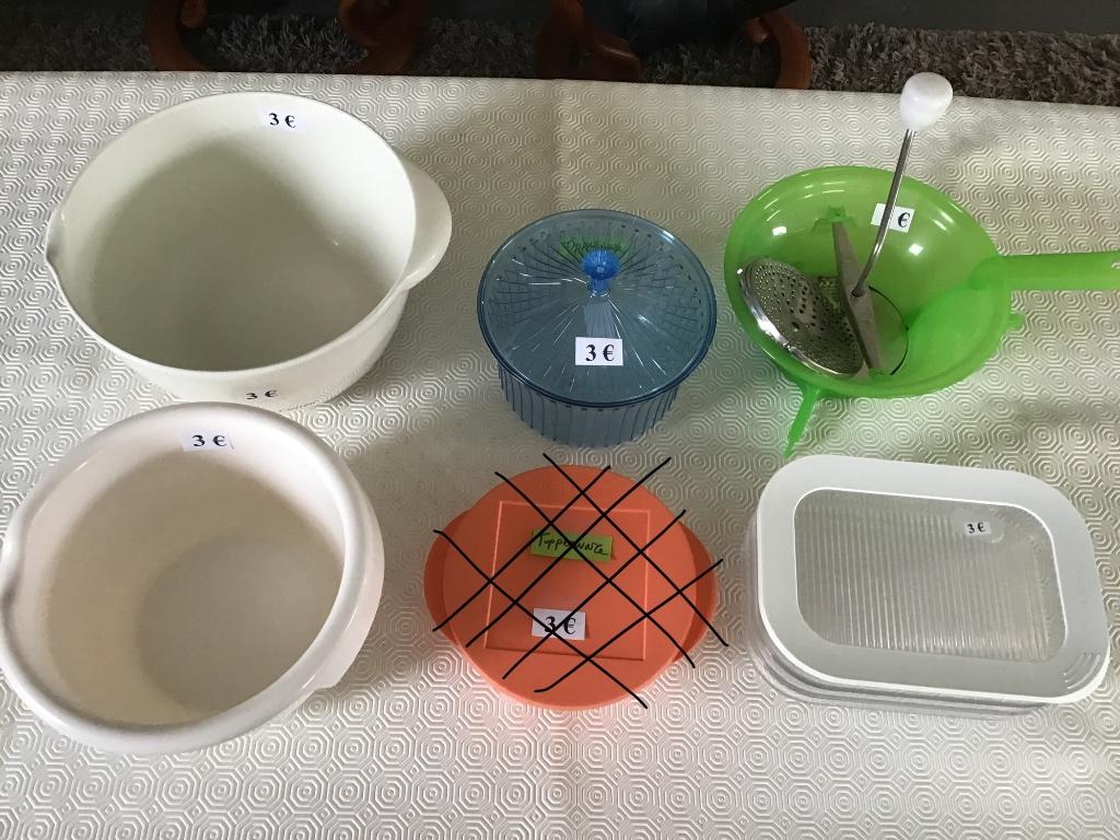 6 stuks Tupperware keukengerief aan 3 euro per stuk, Huis en Inrichting, Keuken | Tupperware, Zo goed als nieuw, Ophalen of Verzenden
