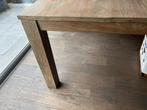 Vierkante houten eettafel in perfecte staat, Ophalen, Zo goed als nieuw