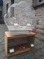 Vogelkooi met benodigdheden, Enlèvement, Utilisé, Métal, Cage à oiseaux