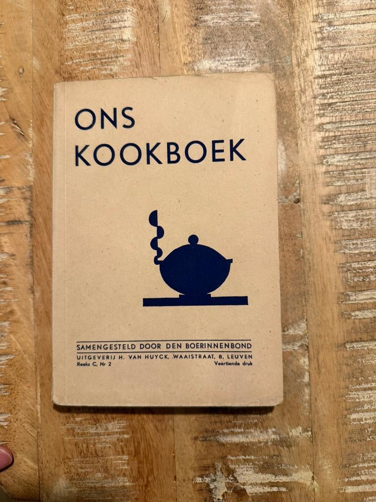 Ons Kookboek, samengesteld door den boerinnenbond., Ophalen of Verzenden
