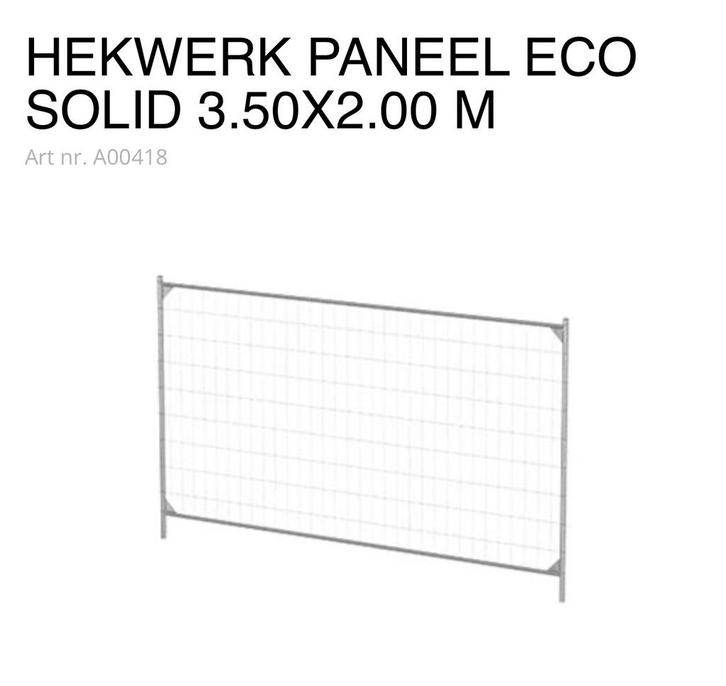 Werfhekkens van het merk Lenarts Blommaert, Doe-het-zelf en Bouw, Overige Doe-Het-Zelf en Bouw, Zo goed als nieuw, Ophalen