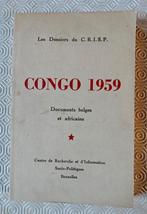 Livre du Congo 1959, Enlèvement ou Envoi, Utilisé, CRISP, 20e siècle ou après