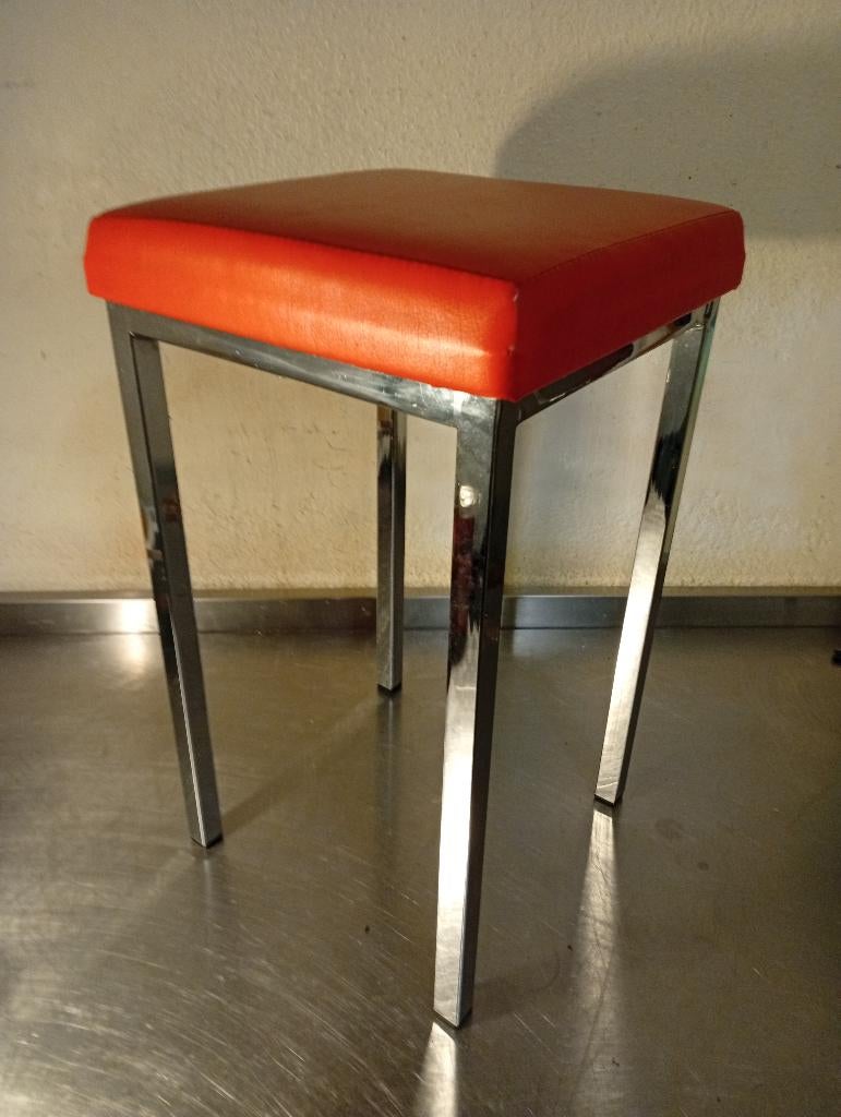 Vintage popkruk als nieuw, Huis en Inrichting, Krukjes, Zo goed als nieuw, Ophalen