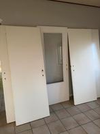 Eiken houten binnendeuren (83cm-202cm), Doe-het-zelf en Bouw, Ophalen, Gebruikt, Glas, Binnendeur