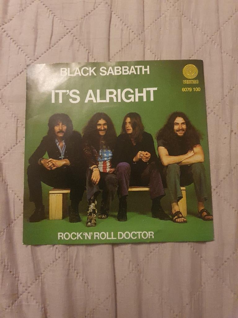 S - Black Sabbath – It's Alright - 1976, Enlèvement ou Envoi, Single, Comme neuf, 1970 - 1979