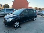 Dacia Lodgy 1.2 TCe Liberty 7pl. 2016 Garantie, Auto's, Monovolume, Parkeersensor, Euro 6, Zwart