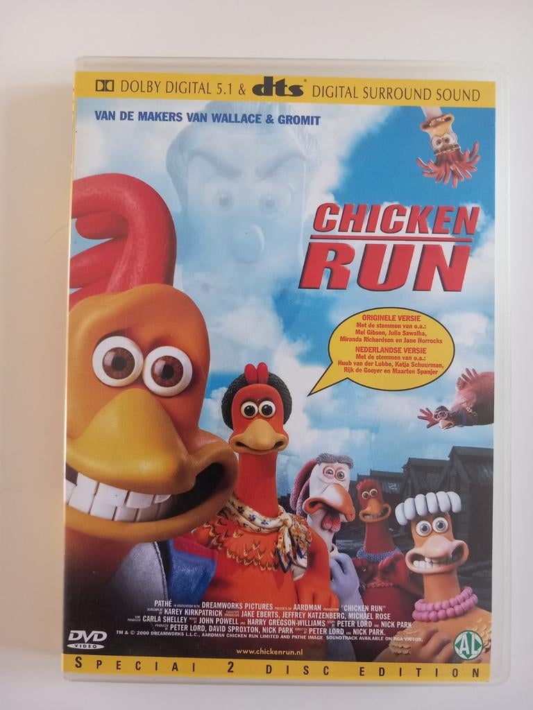 Dvd Chicken Run (Animatiefilm: Special Edition), CD & DVD, DVD | Films d'animation & Dessins animés, Enlèvement ou Envoi