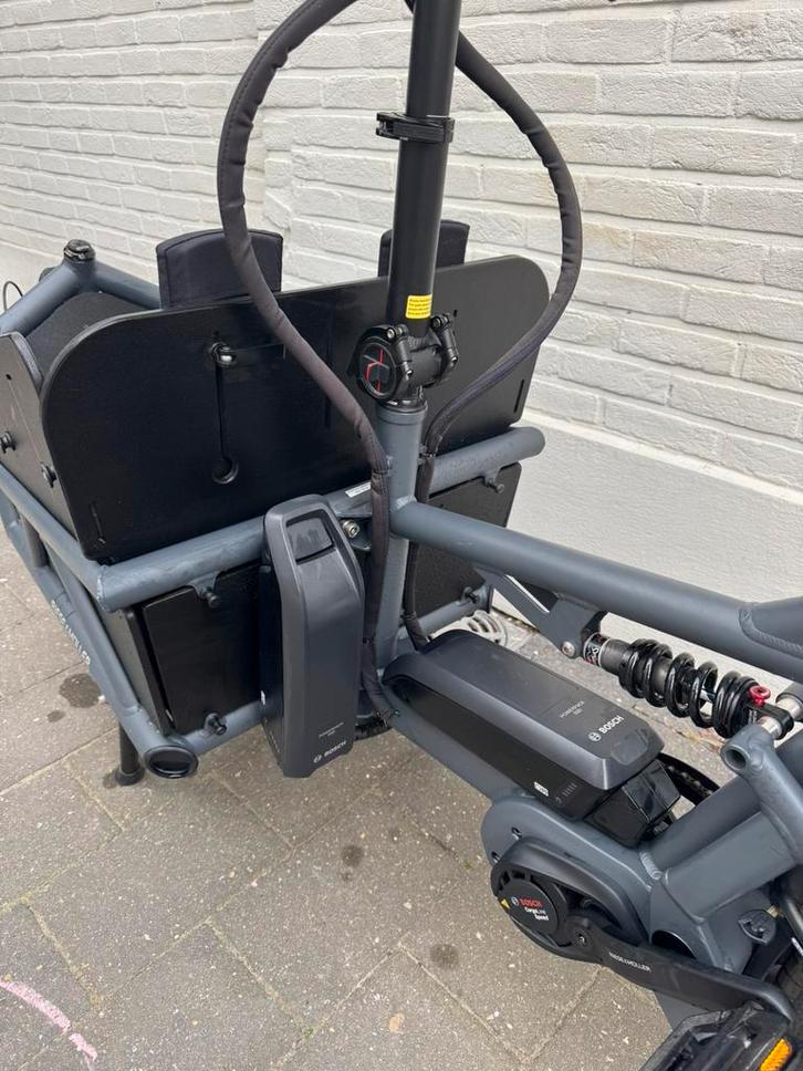 Bakfiets speed Riese & Müller Load 60 Touring HS, Vélos & Vélomoteurs, Vélos | Vélos avec bac, Comme neuf, Autres marques, 2 enfants